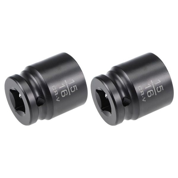 hand tools uxcell 2 pcs 1/2-inch drive by 15/16-inch shallow impact socket, , 6-point