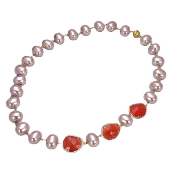 chokers jk 28'' purple sea shell pearl red cz crystal necklace, Golden;silver
chokers jk 28'' purple sea shell pearl red cz crystal necklace, Golden;silver