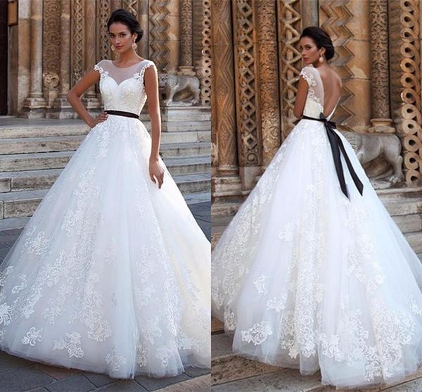 2021 new vintage scoop ball white lace applique wedding es with black sashes backless bridal gowns vestidos de mairee uped
2021 new vintage scoop ball white lace applique wedding es with black sashes backless bridal gowns vestidos de mairee uped