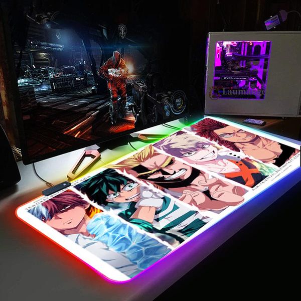 mouse pads & wrist rests my hero academia custom rgb gaming pad large colorful pc computer desk7 colors led light desk mat keyboard
mouse pads & wrist rests my hero academia custom rgb gaming pad large colorful pc computer desk7 colors led light desk mat keyboard