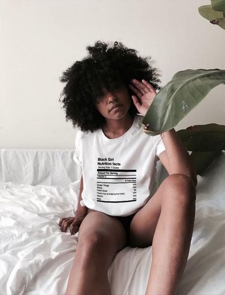 black girl nutrition facts men and women womens melanin queen humor tees summer tumblr quotes tee, White;black
black girl nutrition facts men and women womens melanin queen humor tees summer tumblr quotes tee, White;black