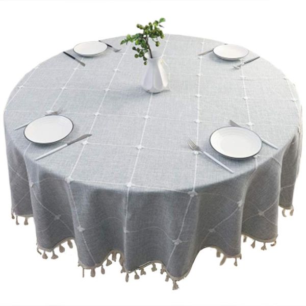 table cloth round tablecloth, cotton linen tassel cover for kitchen dinner table, decorative jacquard desk cover, diameter 63 in
table cloth round tablecloth, cotton linen tassel cover for kitchen dinner table, decorative jacquard desk cover, diameter 63 in