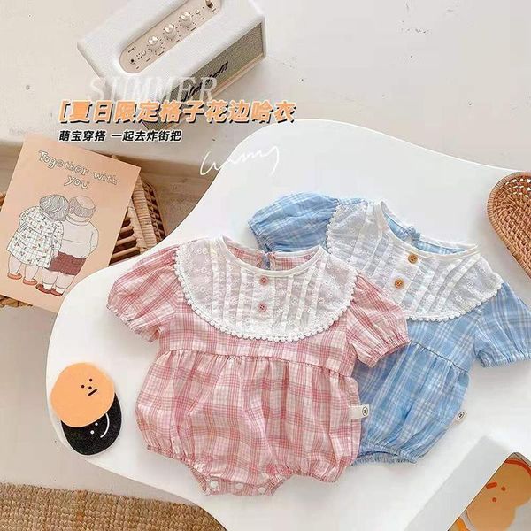 rompers born baby girl romper pink toddler kids clothes plaid lace jumpsuit summer puff sleeve sunsuit sweet cute, Blue
rompers born baby girl romper pink toddler kids clothes plaid lace jumpsuit summer puff sleeve sunsuit sweet cute, Blue