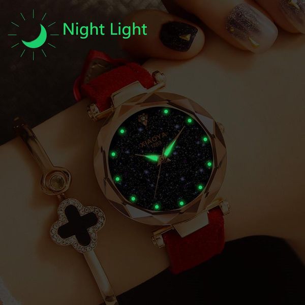 wristwatches luxury ladies quartz watch creative starry sky diamond dial luminous genuine leather wristband fashion, Slivery;brown
wristwatches luxury ladies quartz watch creative starry sky diamond dial luminous genuine leather wristband fashion, Slivery;brown