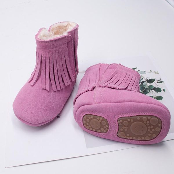 first walkers winter genuine leather tassel boys girls tpr sole baby snow boots solid color moccasins 0-2y
first walkers winter genuine leather tassel boys girls tpr sole baby snow boots solid color moccasins 0-2y