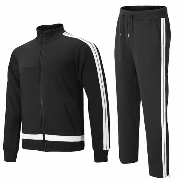 new long sleeve stand collar jacket men's sports leisure suit thickened running training pants in autumn and winter of 2019, Gray
new long sleeve stand collar jacket men's sports leisure suit thickened running training pants in autumn and winter of 2019, Gray
