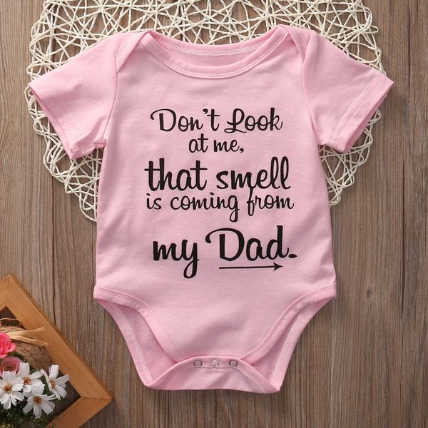 fashion casual letter cotton o-neck newborn infant baby girls clothes funny bodysuit, White
fashion casual letter cotton o-neck newborn infant baby girls clothes funny bodysuit, White