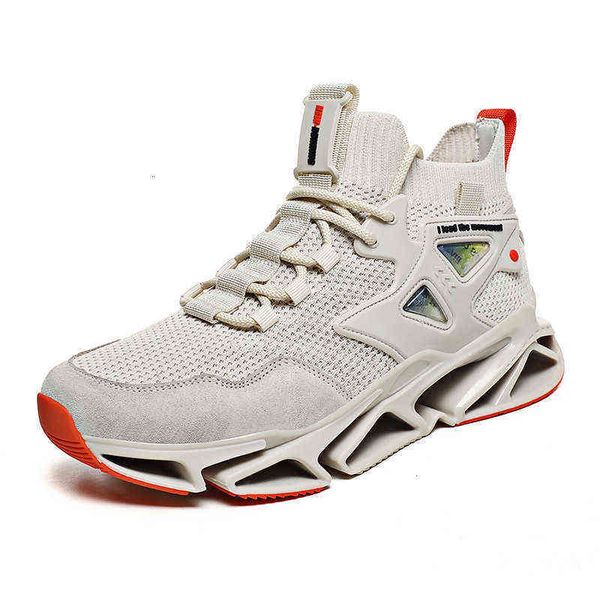 blade shoes men's 2021 summer breathable flying mesh sports small white leisure high socks trend
blade shoes men's 2021 summer breathable flying mesh sports small white leisure high socks trend