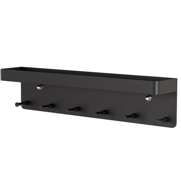 hooks & rails key rack organizer shelf - 6 wall mount mail holder hanger mounted hook living room for decor
hooks & rails key rack organizer shelf - 6 wall mount mail holder hanger mounted hook living room for decor