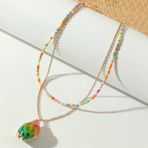 chokers korea bohemia seed beaded gold rainbow shell conch pendant charm necklace for women female beads jewelry, Golden;silver
chokers korea bohemia seed beaded gold rainbow shell conch pendant charm necklace for women female beads jewelry, Golden;silver