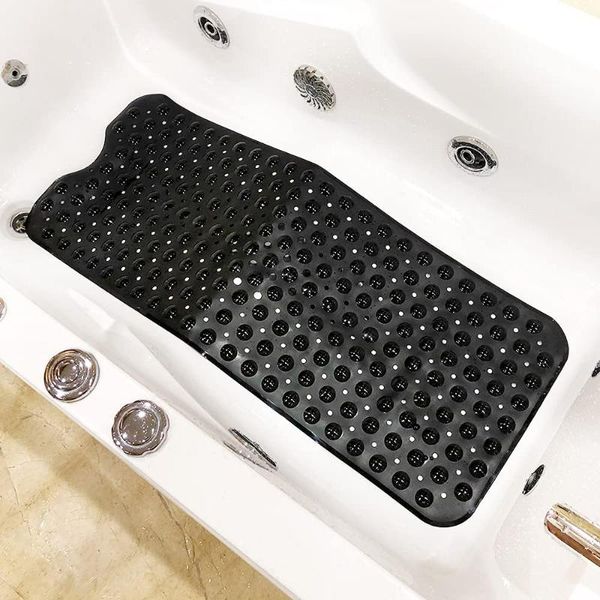 bath mats shower bathtub mat extra size 39x16inch tub with suction cups and drain holes machine washable
bath mats shower bathtub mat extra size 39x16inch tub with suction cups and drain holes machine washable