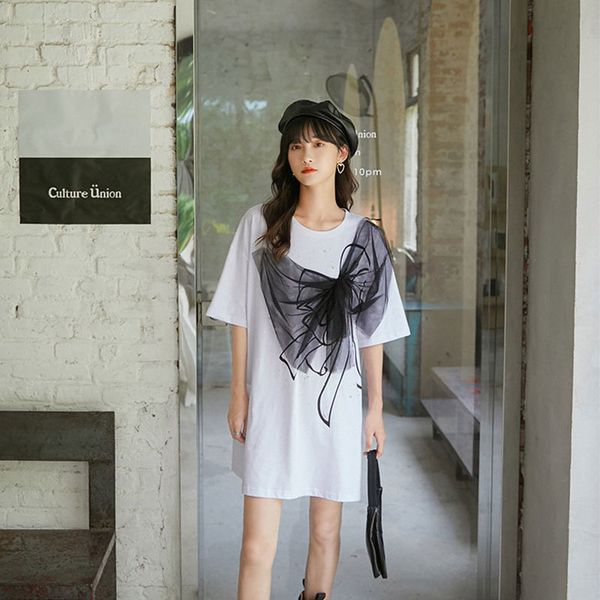 2021 new butterfly patch summer long t women tshirts casual korean designer loose tee shirt femme l5ou, White
2021 new butterfly patch summer long t women tshirts casual korean designer loose tee shirt femme l5ou, White