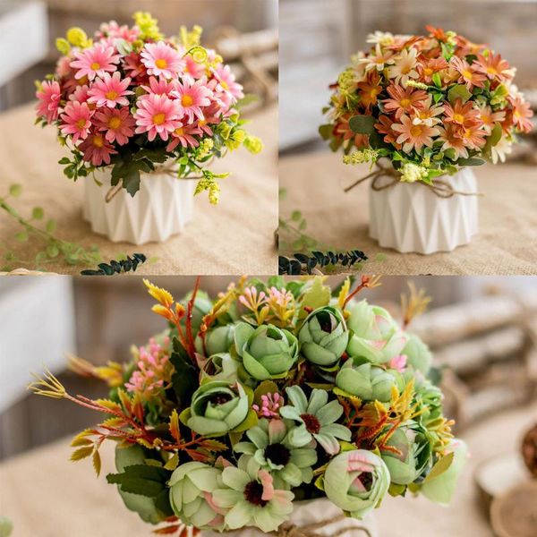 decorative flowers & wreaths artificial flower daisy bouquet fake floral plants potted decor for diy living room home garden wedding decorat
decorative flowers & wreaths artificial flower daisy bouquet fake floral plants potted decor for diy living room home garden wedding decorat
