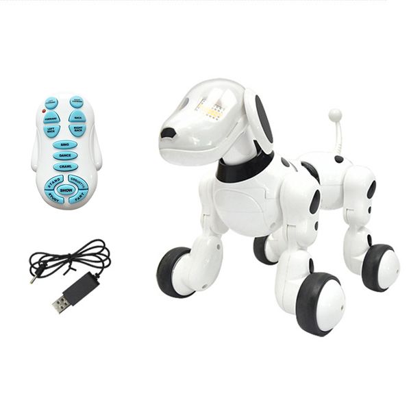 kids toy electronic pet talking educational dancing intelligent remote control smart wireless funny birthday gift robot dog 2.4g
kids toy electronic pet talking educational dancing intelligent remote control smart wireless funny birthday gift robot dog 2.4g