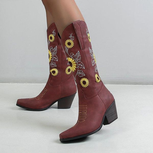 boots 2021 retro square toe women mid calf thick heeled western knight embroidery slip on autumn winter shoes, Black
boots 2021 retro square toe women mid calf thick heeled western knight embroidery slip on autumn winter shoes, Black