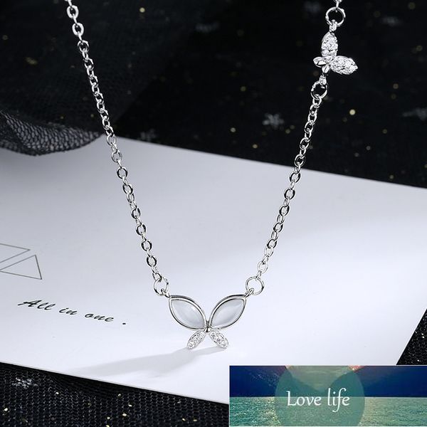 925 sterling silver butterfly charm pendant necklaces for women opal stone chain necklace jewelry party wedding gifts s-n720
925 sterling silver butterfly charm pendant necklaces for women opal stone chain necklace jewelry party wedding gifts s-n720