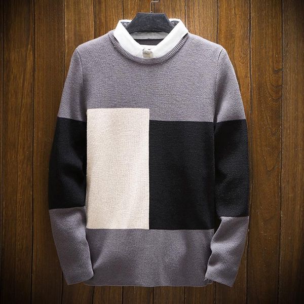 2021 wo piece pullover shirt collar t-shirt sweater autumn trend sweater new men's autumn and winter vacation t, White;black
2021 wo piece pullover shirt collar t-shirt sweater autumn trend sweater new men's autumn and winter vacation t, White;black