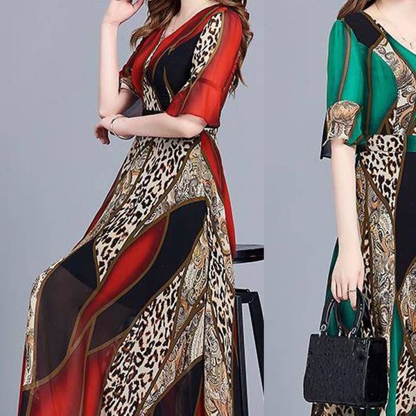 vintage leopard print patchwork boho dress plus size summer casual loose beach dress modis v neck formal dress women elegant b, Black;gray
vintage leopard print patchwork boho dress plus size summer casual loose beach dress modis v neck formal dress women elegant b, Black;gray