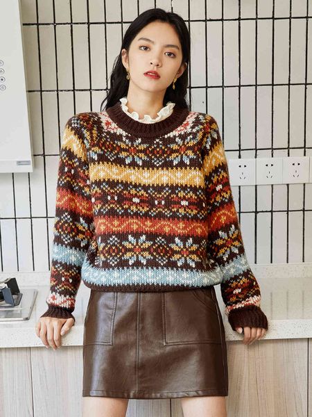 women's sweaters autumn and winter japanese ladies sweater loose lazy wind retro all-match round neck women 7b5k, White;black
women's sweaters autumn and winter japanese ladies sweater loose lazy wind retro all-match round neck women 7b5k, White;black