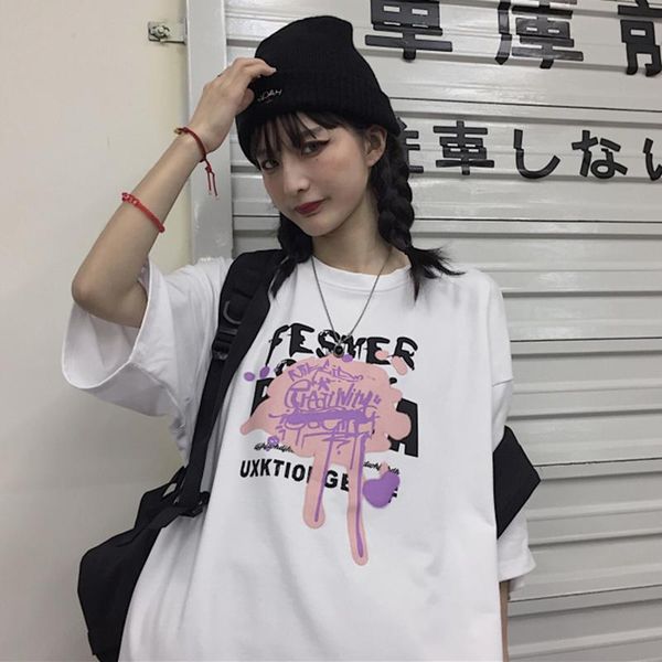 women's t-shirt spring and summer korean style students half-sleeve men women loose white short sleeve t-shirts female hip hop tee
women's t-shirt spring and summer korean style students half-sleeve men women loose white short sleeve t-shirts female hip hop tee