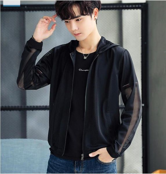 asual jacket mens windbreaker jacket men hoodie jackets male coat spring outwear clothing, Black;brown 
asual jacket mens windbreaker jacket men hoodie jackets male coat spring outwear clothing, Black;brown