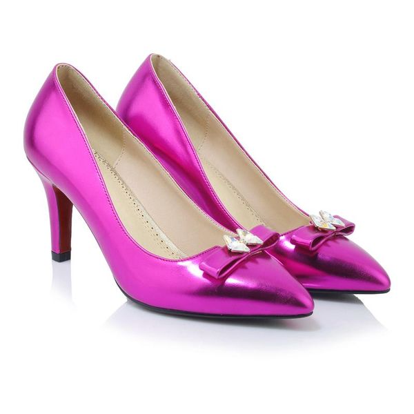 dress shoes pqecfs big size 32-42 spring & autumn women solid sweet butterfly-knot crystal heels pumps 4 colors, Black
dress shoes pqecfs big size 32-42 spring & autumn women solid sweet butterfly-knot crystal heels pumps 4 colors, Black