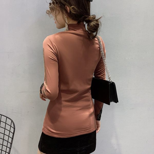 2021 new fall winter european clothes t-shirt patchwork lace diamonds women ropa mujer with fleece cotton tees t09909a i9rf, White
2021 new fall winter european clothes t-shirt patchwork lace diamonds women ropa mujer with fleece cotton tees t09909a i9rf, White