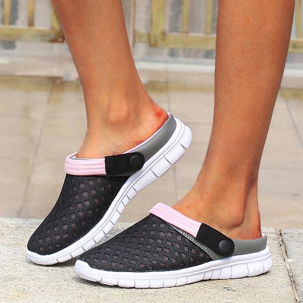 slippers women slip on sandals breathable summer beach water flat shoes ladies casual slipper comfy slingback for female d30, Black
slippers women slip on sandals breathable summer beach water flat shoes ladies casual slipper comfy slingback for female d30, Black