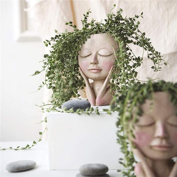 vases girls face head flower planter succulent plant container pot flowerpot figure garden decor nordic tableornament
vases girls face head flower planter succulent plant container pot flowerpot figure garden decor nordic tableornament