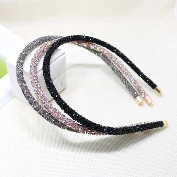 thin-edged shiny hairband fashion korea crystal glitter headband for women rhinestone hairband beads bezel girl hair accessories, Slivery;white
thin-edged shiny hairband fashion korea crystal glitter headband for women rhinestone hairband beads bezel girl hair accessories, Slivery;white