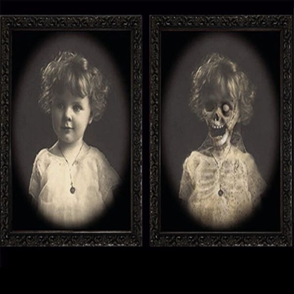 halloween decoration horror picture frame lenticular 3d changing face scary haunted spooky creepy halloween party props, Black
halloween decoration horror picture frame lenticular 3d changing face scary haunted spooky creepy halloween party props, Black