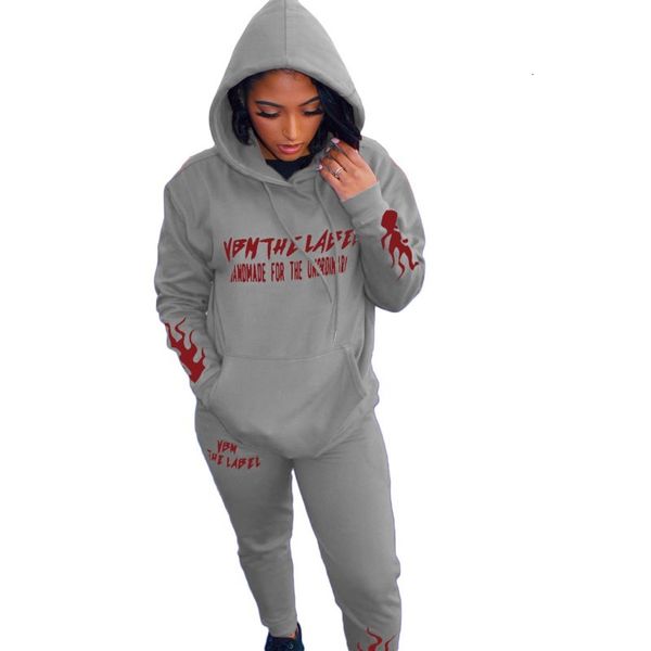 front pocket hoodies set of two female pieces autumn fashion letters print clothing with hoodie and matching pants aqot, Gray
front pocket hoodies set of two female pieces autumn fashion letters print clothing with hoodie and matching pants aqot, Gray