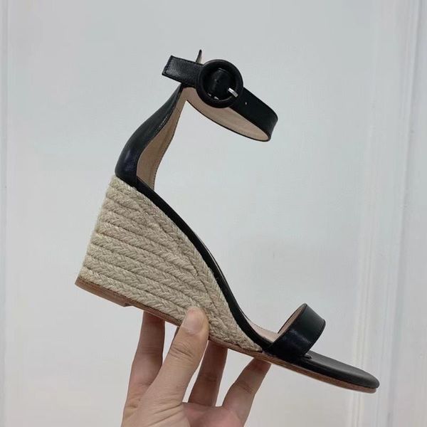 sandals high heels wedge shoes fashion buckle studded wedges summer women pumps open toe ladies dress 35-41, Black
sandals high heels wedge shoes fashion buckle studded wedges summer women pumps open toe ladies dress 35-41, Black