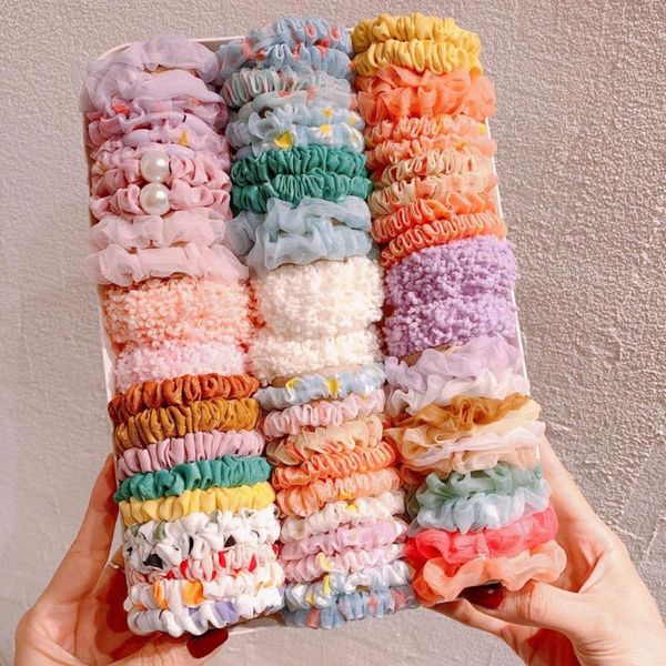 hair accessories 10pcs/set transparent gauze elastic bands for women colorful rubber band fashion headdress rope
hair accessories 10pcs/set transparent gauze elastic bands for women colorful rubber band fashion headdress rope