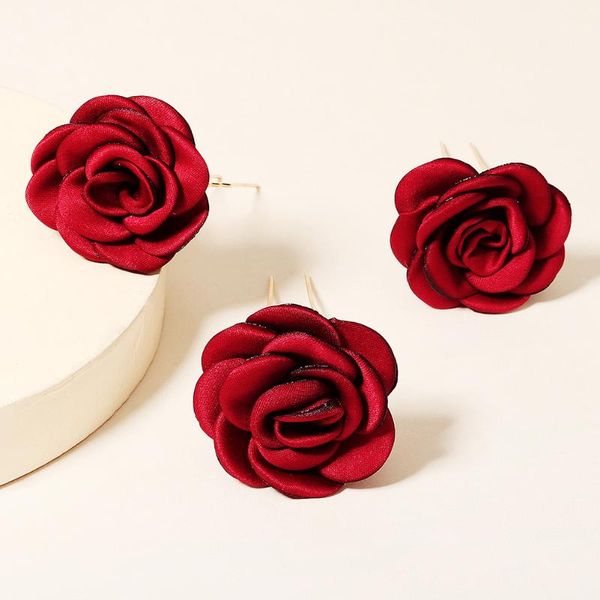 hair clips & barrettes red pink flower hairpins women girl pins brides bridesmaids headpieces headdress wedding accessories bridal jewelry, Golden;silver
hair clips & barrettes red pink flower hairpins women girl pins brides bridesmaids headpieces headdress wedding accessories bridal jewelry, Golden;silver