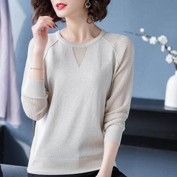womens and blouses long sleeve blouse women fashion woman blouses 2021 o-neck knitted blouse shirt women clothes c843, White
womens and blouses long sleeve blouse women fashion woman blouses 2021 o-neck knitted blouse shirt women clothes c843, White