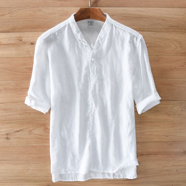 2021 new high-end linen chinese style fashion shirt summer white men solid flax shirts mens camisa masculina 3xl zr8w
2021 new high-end linen chinese style fashion shirt summer white men solid flax shirts mens camisa masculina 3xl zr8w