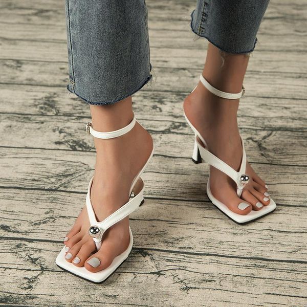 sandals summer women high heels square open toe white stiletto ladies shoes platform buckle strap female party, Black
sandals summer women high heels square open toe white stiletto ladies shoes platform buckle strap female party, Black