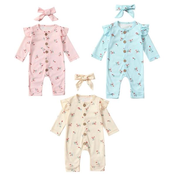 clothing sets autumn toddler girl floral printing set long sleeve button jumpsuit + bowknot headdress suit spring clothes, White
clothing sets autumn toddler girl floral printing set long sleeve button jumpsuit + bowknot headdress suit spring clothes, White
