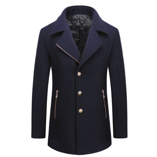 57% merino brand new winter leisure men's wool coat overcoat changfeng man conveyer 4csy, Black
57% merino brand new winter leisure men's wool coat overcoat changfeng man conveyer 4csy, Black