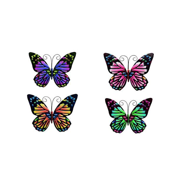 decorative objects & figurines #63 4pcs butterfly decor wall art handmade wrought iron metal mural for home decoration and outdoor
decorative objects & figurines #63 4pcs butterfly decor wall art handmade wrought iron metal mural for home decoration and outdoor