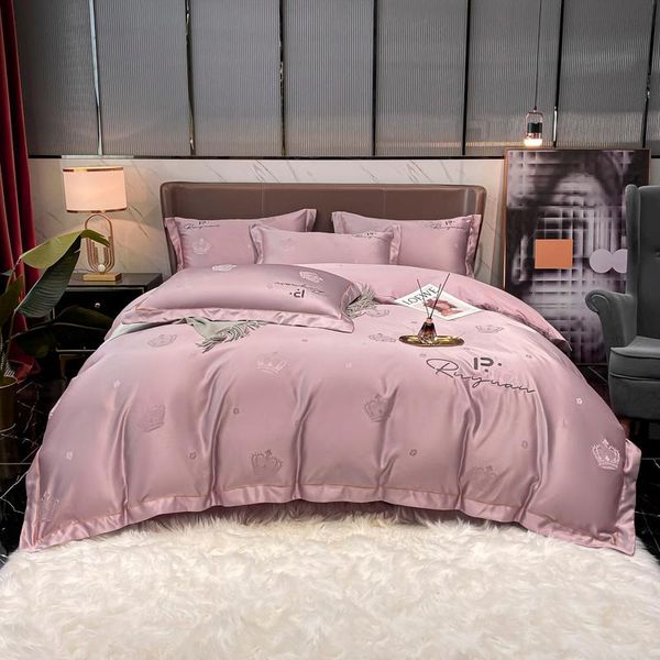 bedding sets 4pc satin jacquard linens 60s cotton bed linen luxury set double side duvet cover embroidery sheet pillowcase
bedding sets 4pc satin jacquard linens 60s cotton bed linen luxury set double side duvet cover embroidery sheet pillowcase