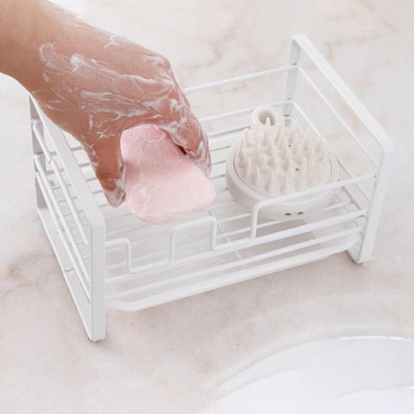 hooks & rails sink caddy organizer countersponge brush soap holder with drain pan for kitchen rag cleaning rack dropship
hooks & rails sink caddy organizer countersponge brush soap holder with drain pan for kitchen rag cleaning rack dropship
