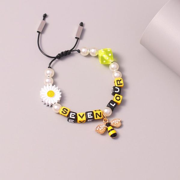 link, chain 2021 fashion bangle ethnic party bee bracelet dice sunflower adjustable vintage, Black
link, chain 2021 fashion bangle ethnic party bee bracelet dice sunflower adjustable vintage, Black