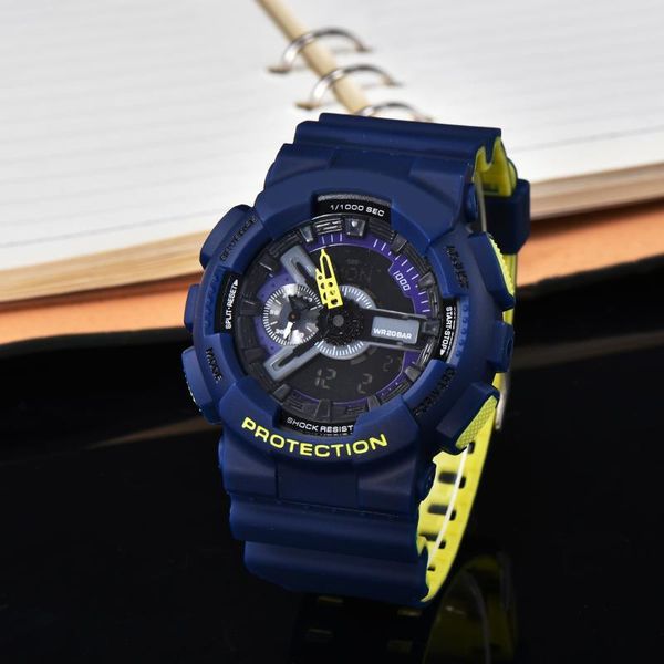 wristwatches ga110 watch man military chronograph led digital clock sport wristwatch men's quartz watches double strap montres pour hom, Slivery;brown
wristwatches ga110 watch man military chronograph led digital clock sport wristwatch men's quartz watches double strap montres pour hom, Slivery;brown