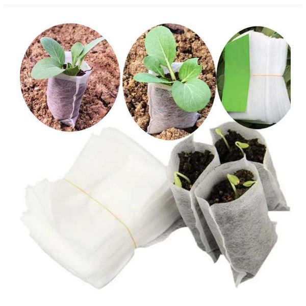 planters & pots 100pcs 80x100mm non-woven fabrics seeding bags biodegradable cultivation growing seedling germination cultivate
planters & pots 100pcs 80x100mm non-woven fabrics seeding bags biodegradable cultivation growing seedling germination cultivate