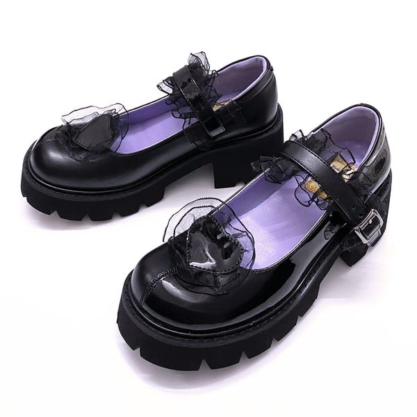 gothic punk loli beautiful japanese girls anime lolita shoes woman harujuku jk platform women's strapping straps mid-heel six inches dx, Black
gothic punk loli beautiful japanese girls anime lolita shoes woman harujuku jk platform women's strapping straps mid-heel six inches dx, Black