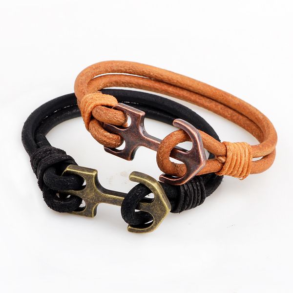 korean version of hanfeng hand decoration cowhide leather rope alloy ship anchor winding bracelet jewelry, Golden;silver
korean version of hanfeng hand decoration cowhide leather rope alloy ship anchor winding bracelet jewelry, Golden;silver