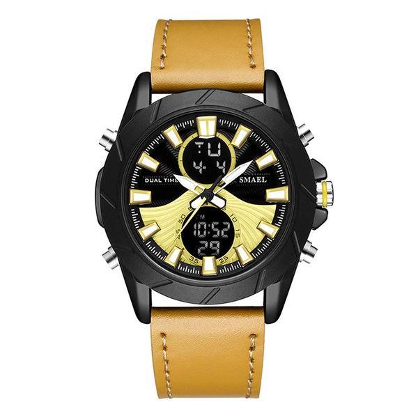 wristwatches synoke mens watches military watch dual display quartz digital wristwatch anniversary gifts for husband, Slivery;brown
wristwatches synoke mens watches military watch dual display quartz digital wristwatch anniversary gifts for husband, Slivery;brown