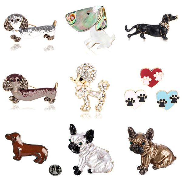 pins, brooches cute white/black dripping oil dachshund brooch puppy pin coat button pins denim badge, Gray 
pins, brooches cute white/black dripping oil dachshund brooch puppy pin coat button pins denim badge, Gray